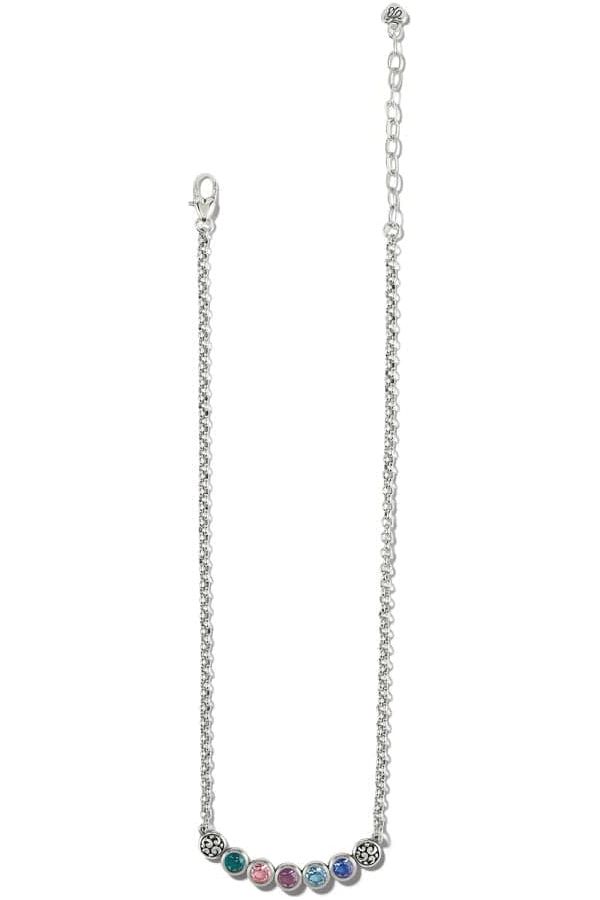 Brighton Elora Gems Dots Curve Necklace