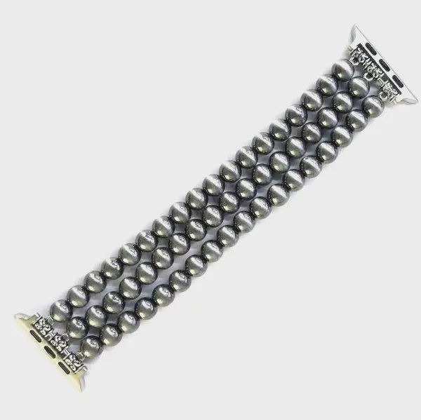 Western Multi Strand Navajo Pearl Apple Watch Band