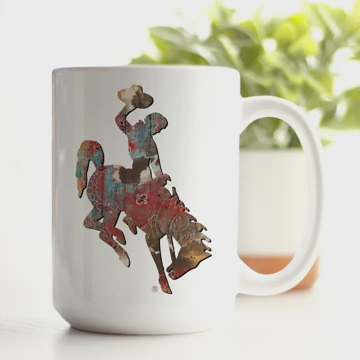 Western Wyoming Steamboat Ceramic Coffee Mug