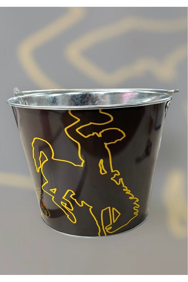 Wyoming style tin bucket