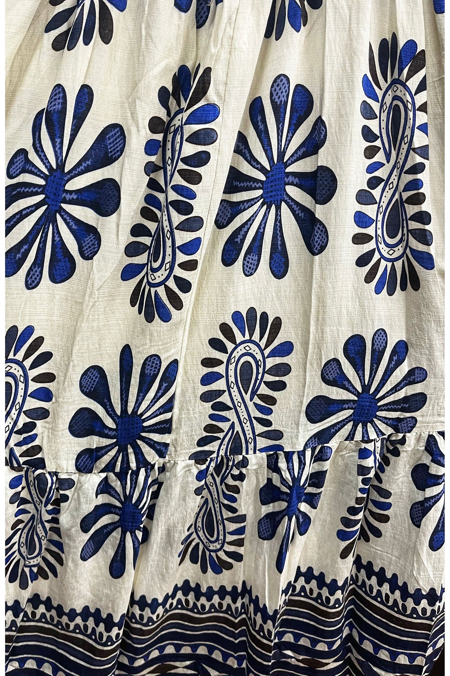 Umgee fun floral pattern smocked dress