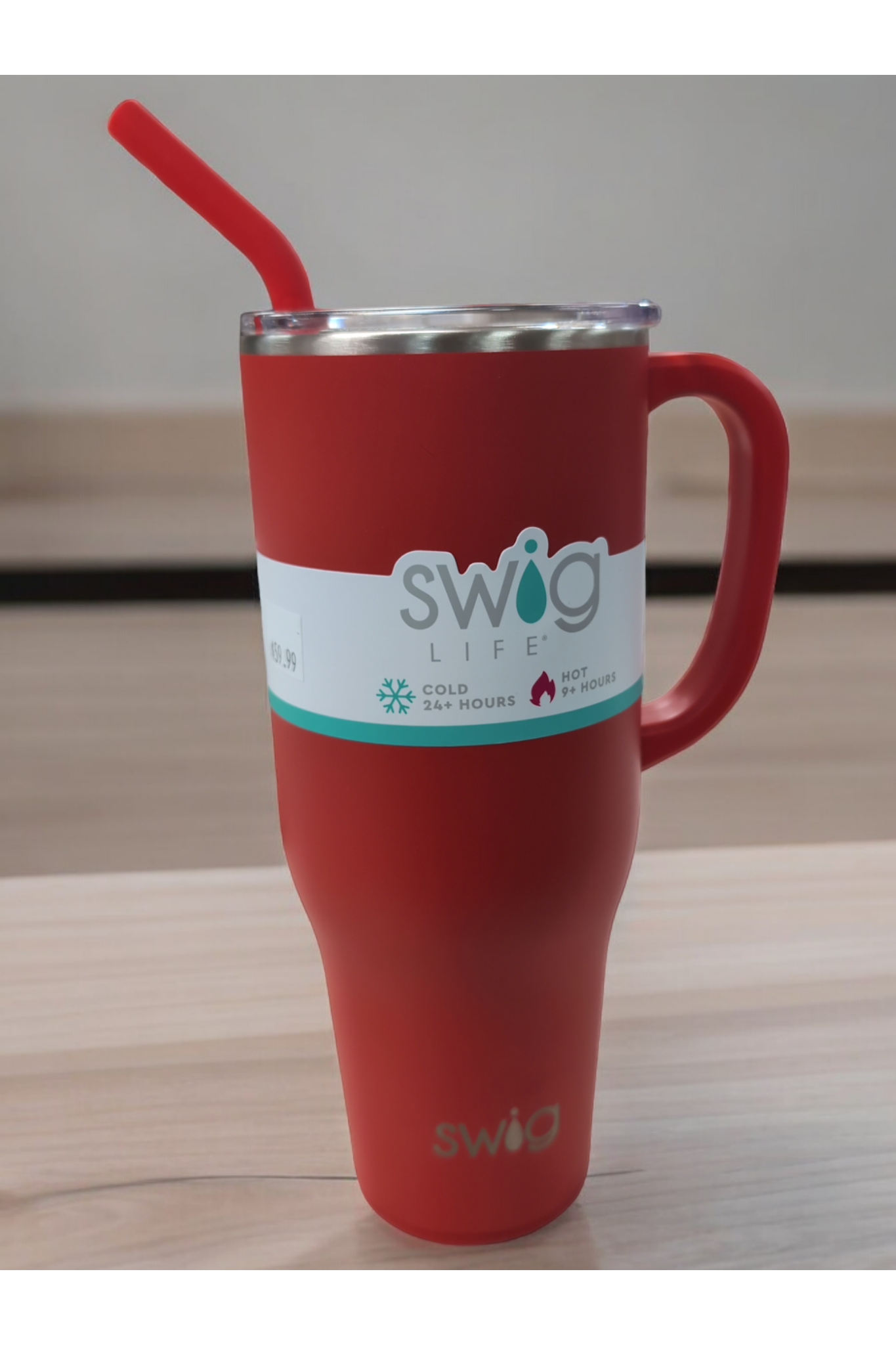 red 40 oz swig tumbler