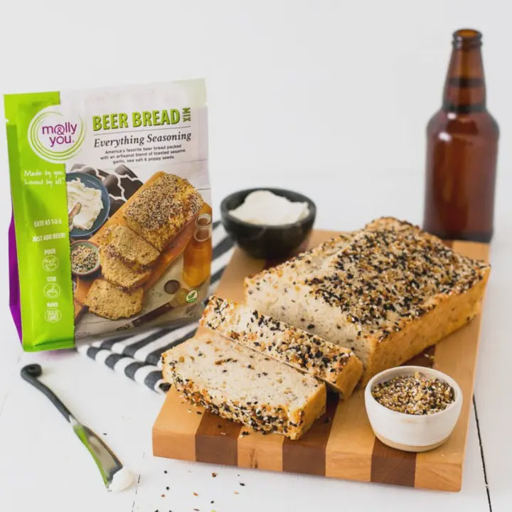 Beer Bread w/ Everything Seasoning