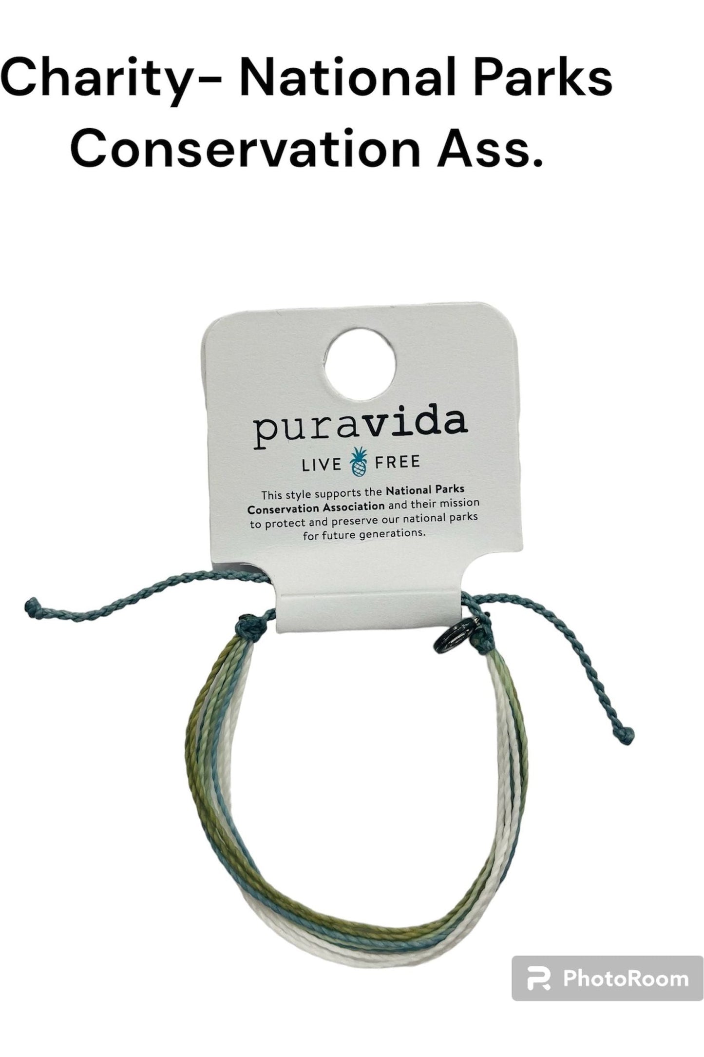 Pura Vida National Parks Conservation Bracelet