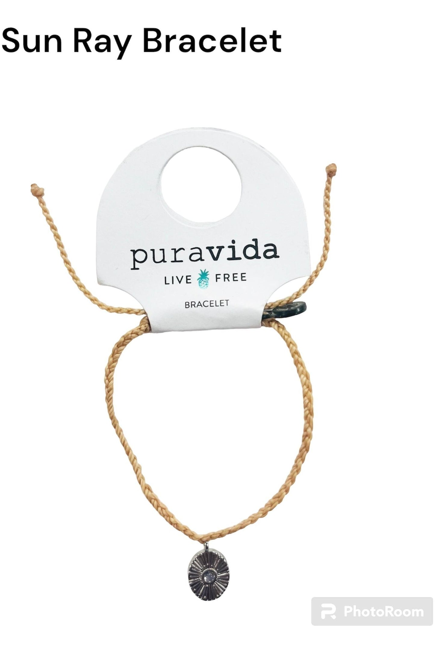 Pura Vida Sun Ray Silver Bracelet
