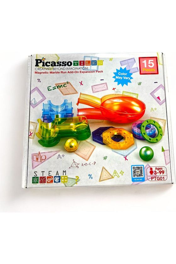 15 Piece Magnetic Marble Run