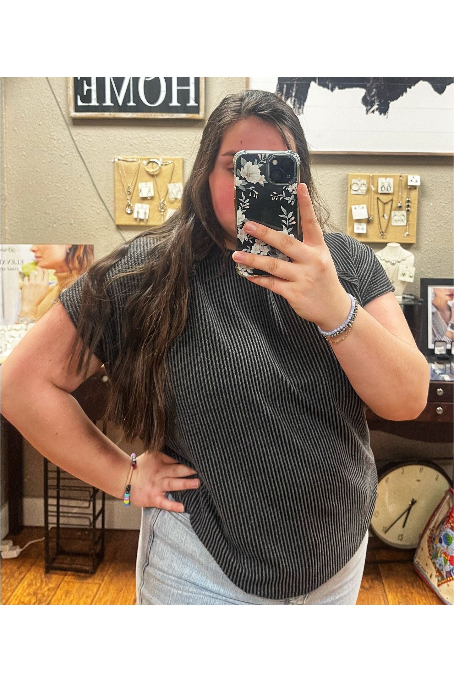 Ribbed Short Sleeve