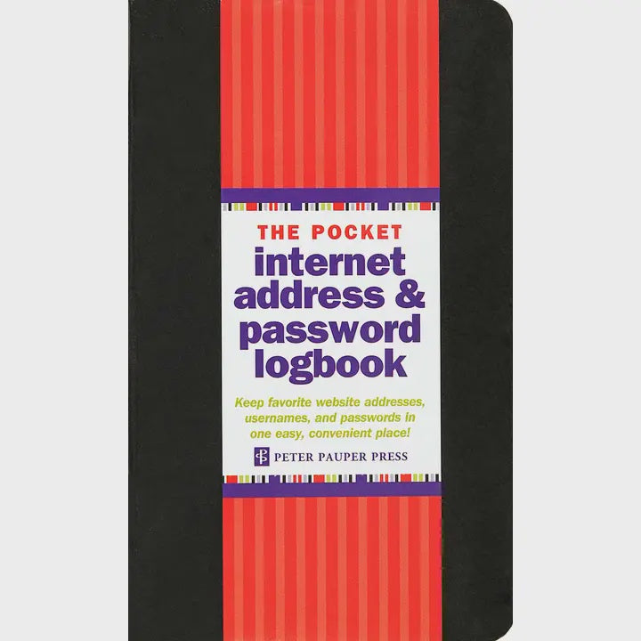 Pocket Internet Address & password logbook