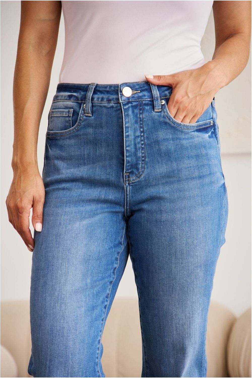 RFM Mini Mia Full Size Tummy Control High Waist Jeans-ONLINE ONLY