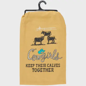 Cowgirls Keep their calves together
