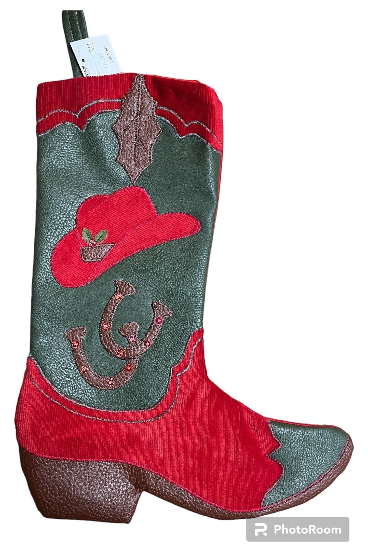 Cowboy Boot Stocking