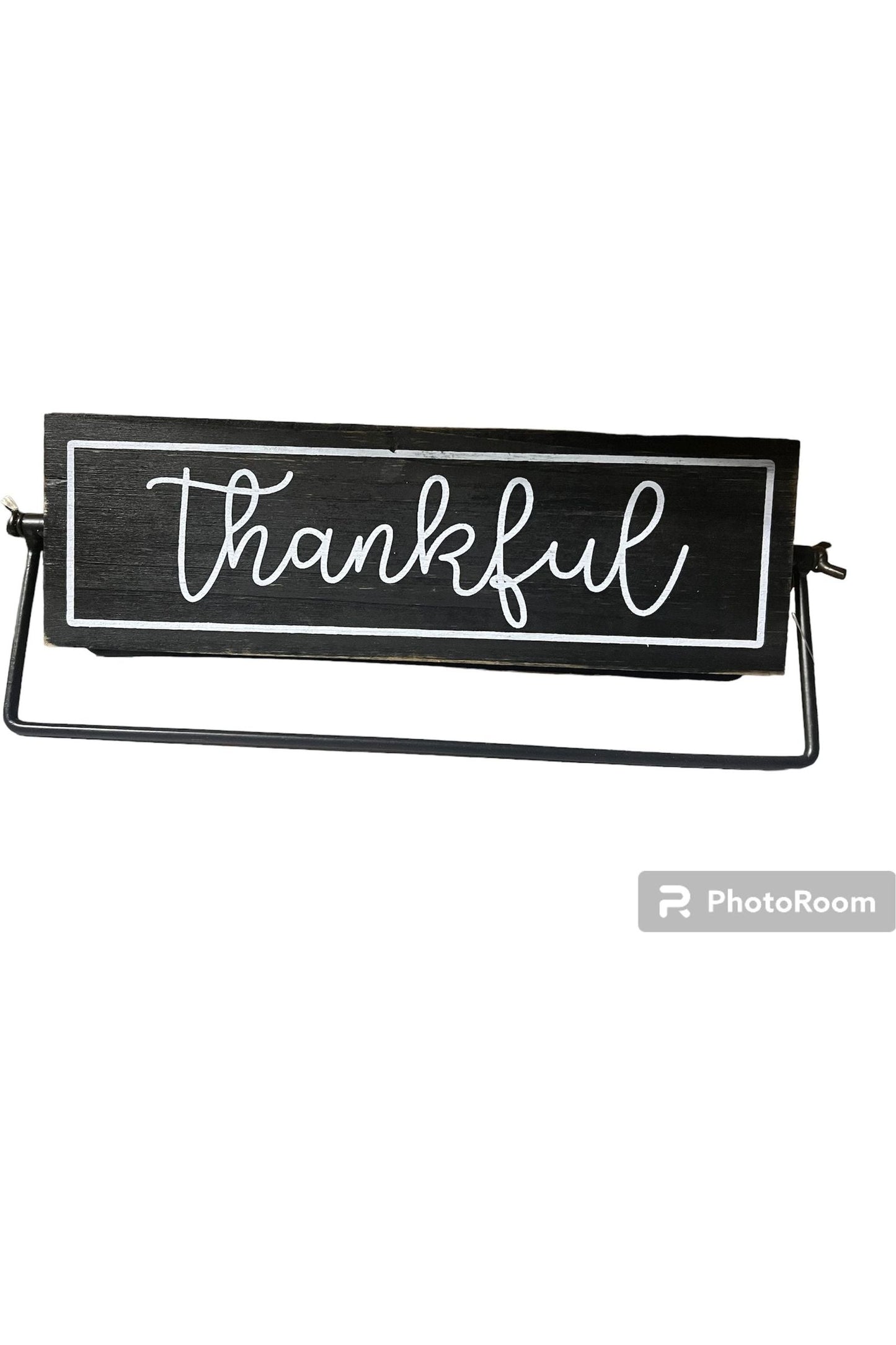 Thankful/ Grateful Reversible Sign