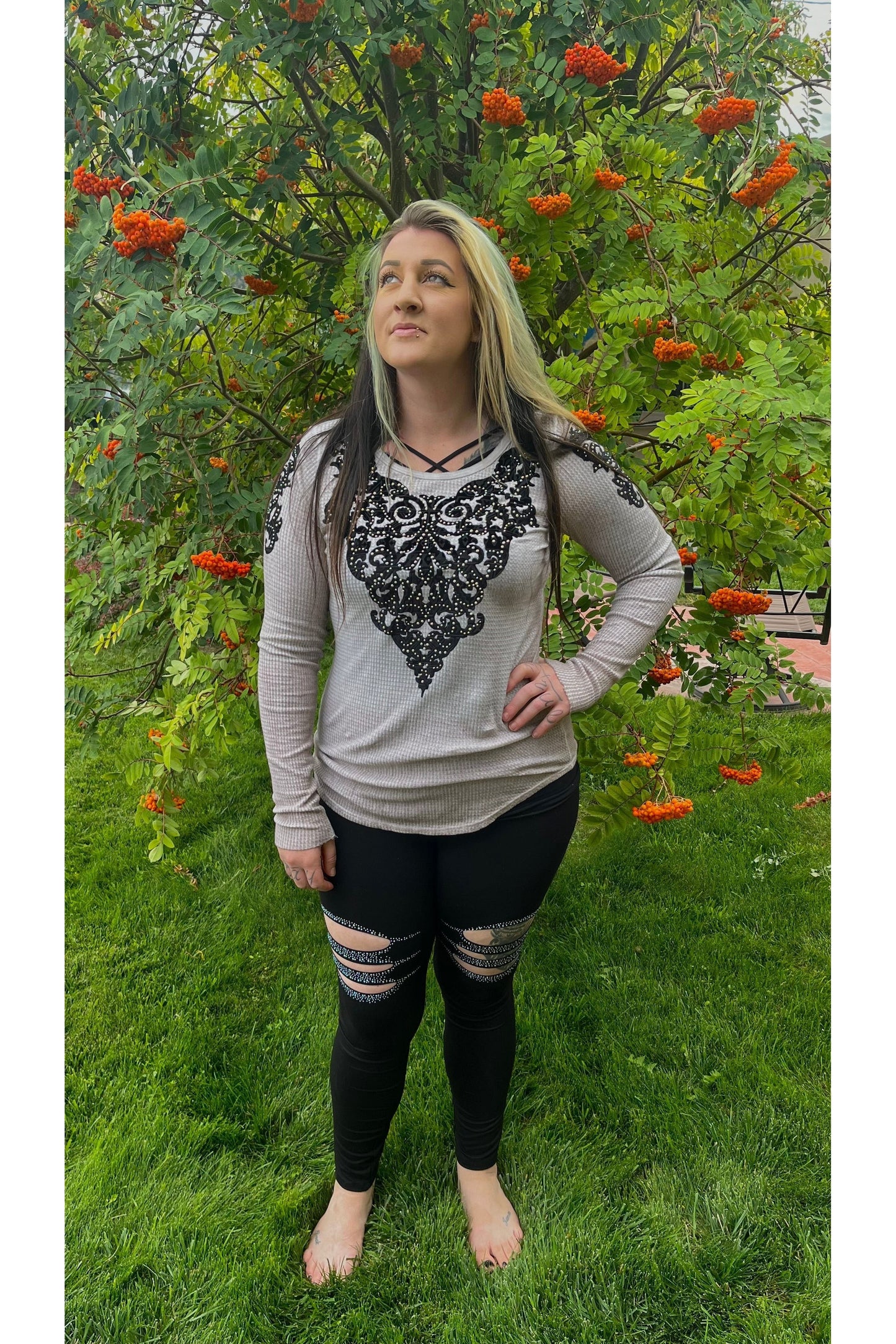 Vocal Laser Cut Leggings