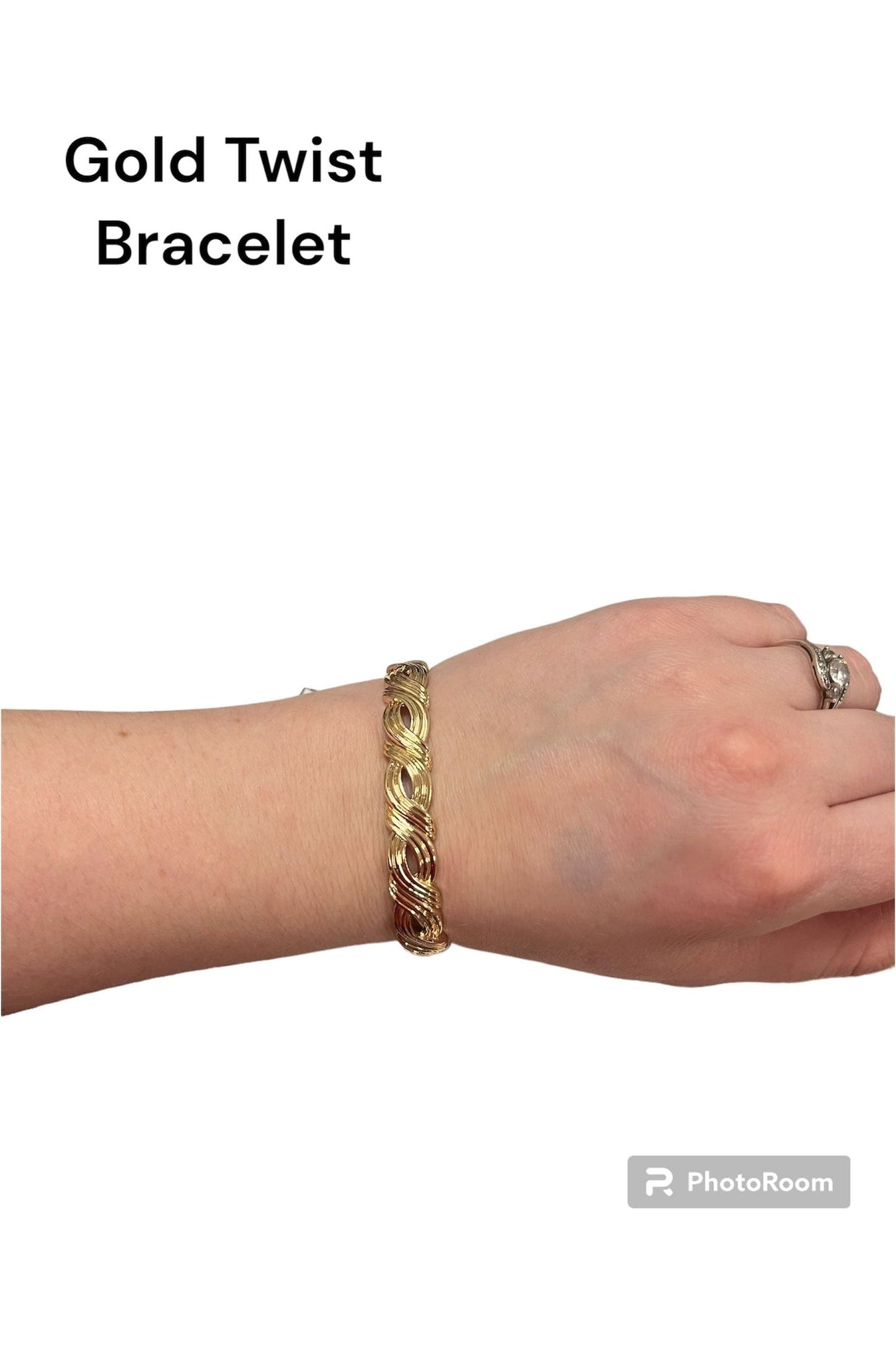Gold Twist Bracelet