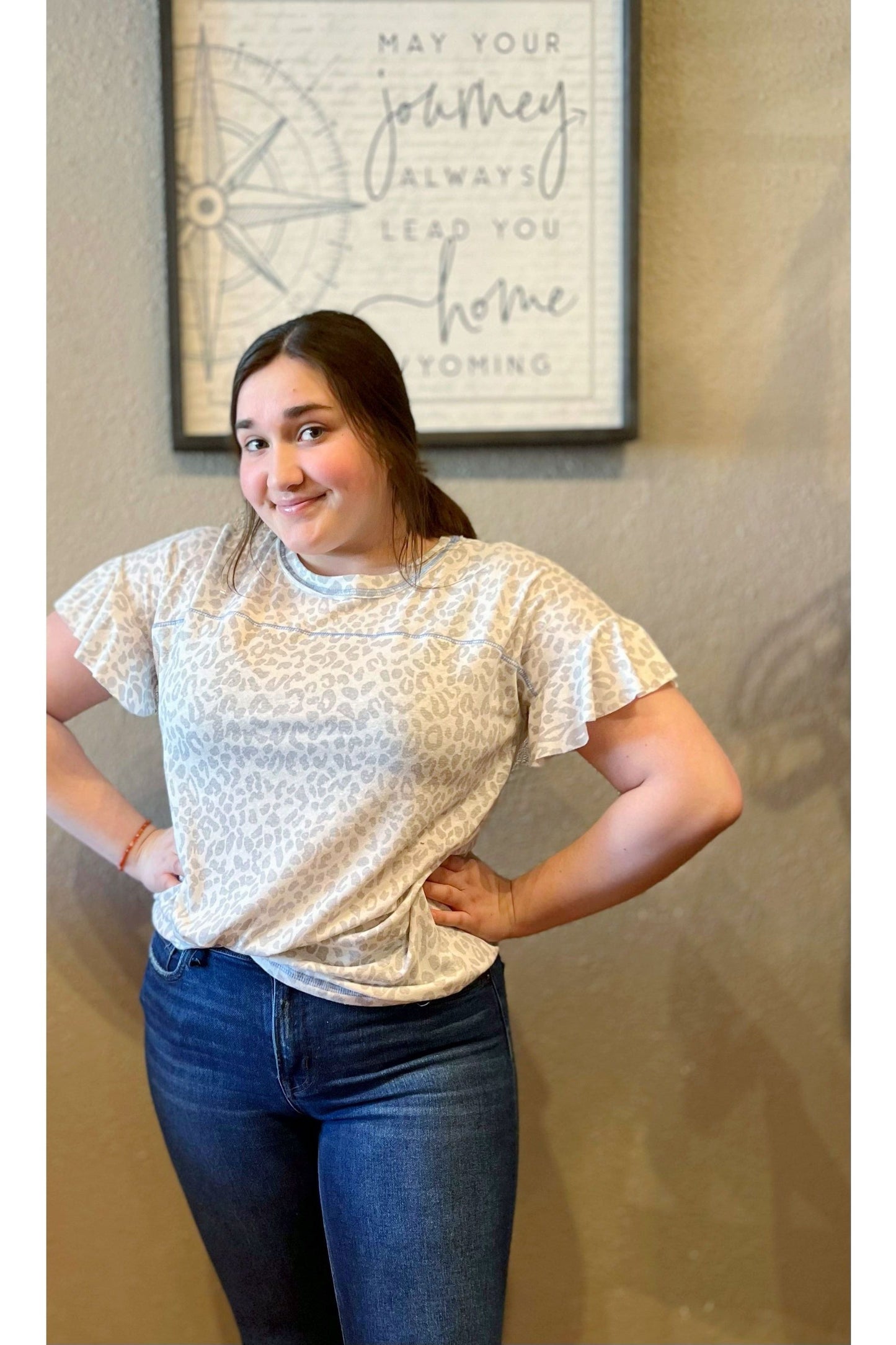 Rae Mode Leopard Lounge Top