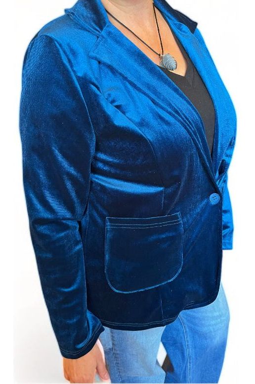 Velvet Safire Single Button Blazer