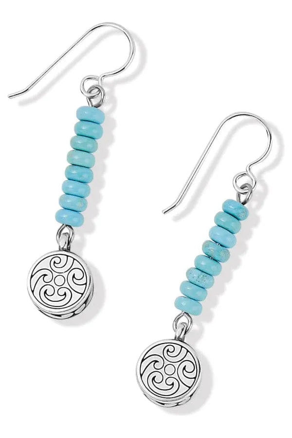 Brighton Contempo Nuevo Azul Dome French Wire Earrings