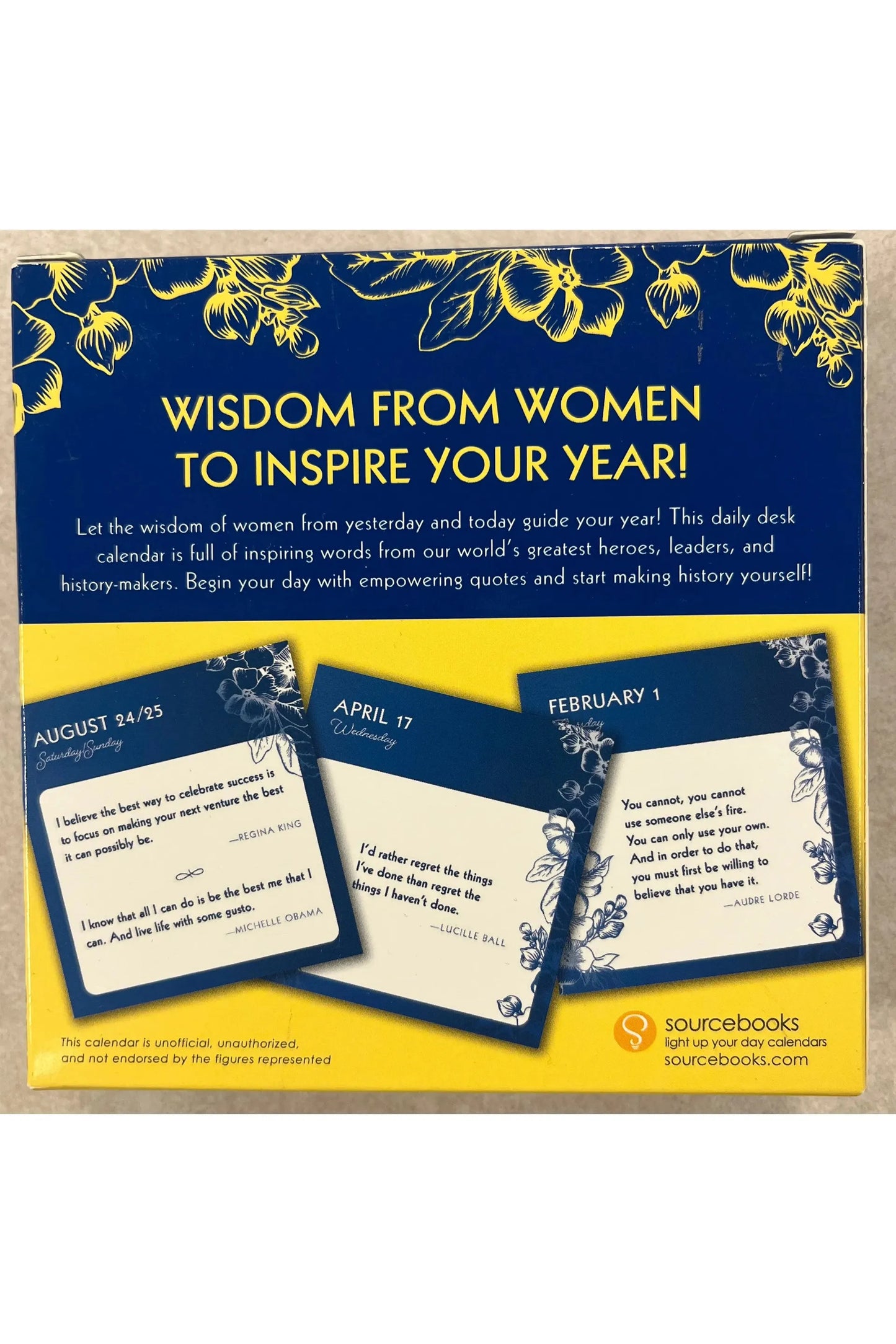Great Quotes from Great Women Calendar