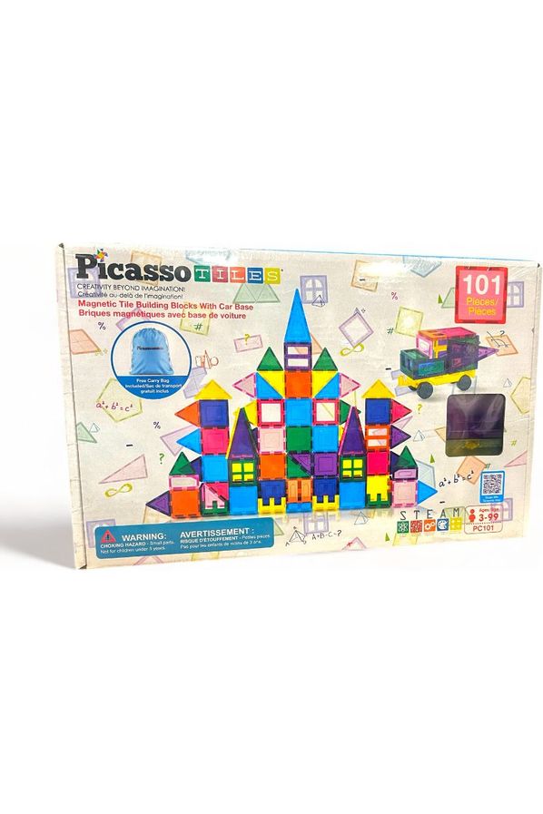 101 Piece Magnet Tile Building Block set
