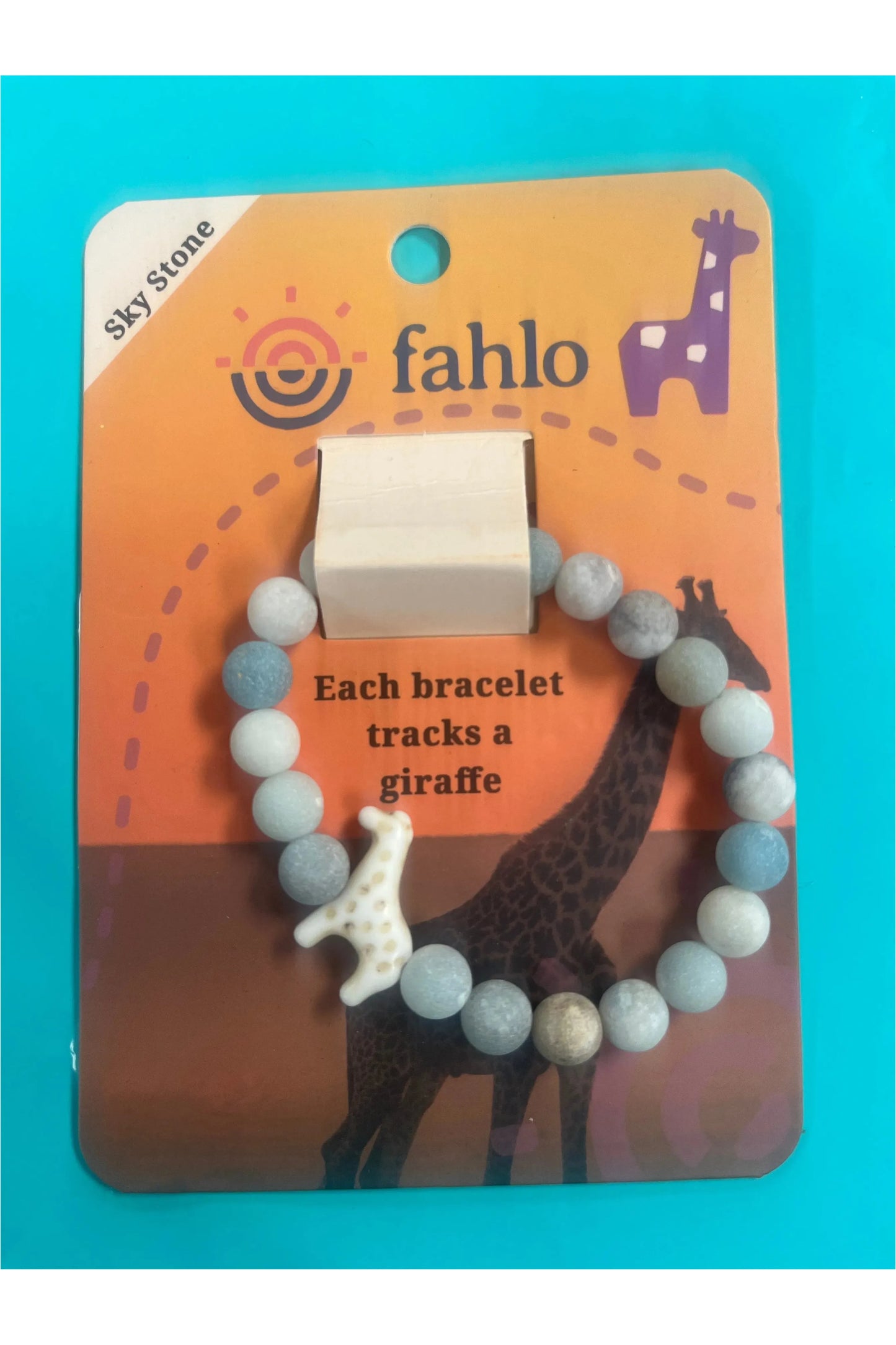 Fahlo tracking bracelet- Giraffe