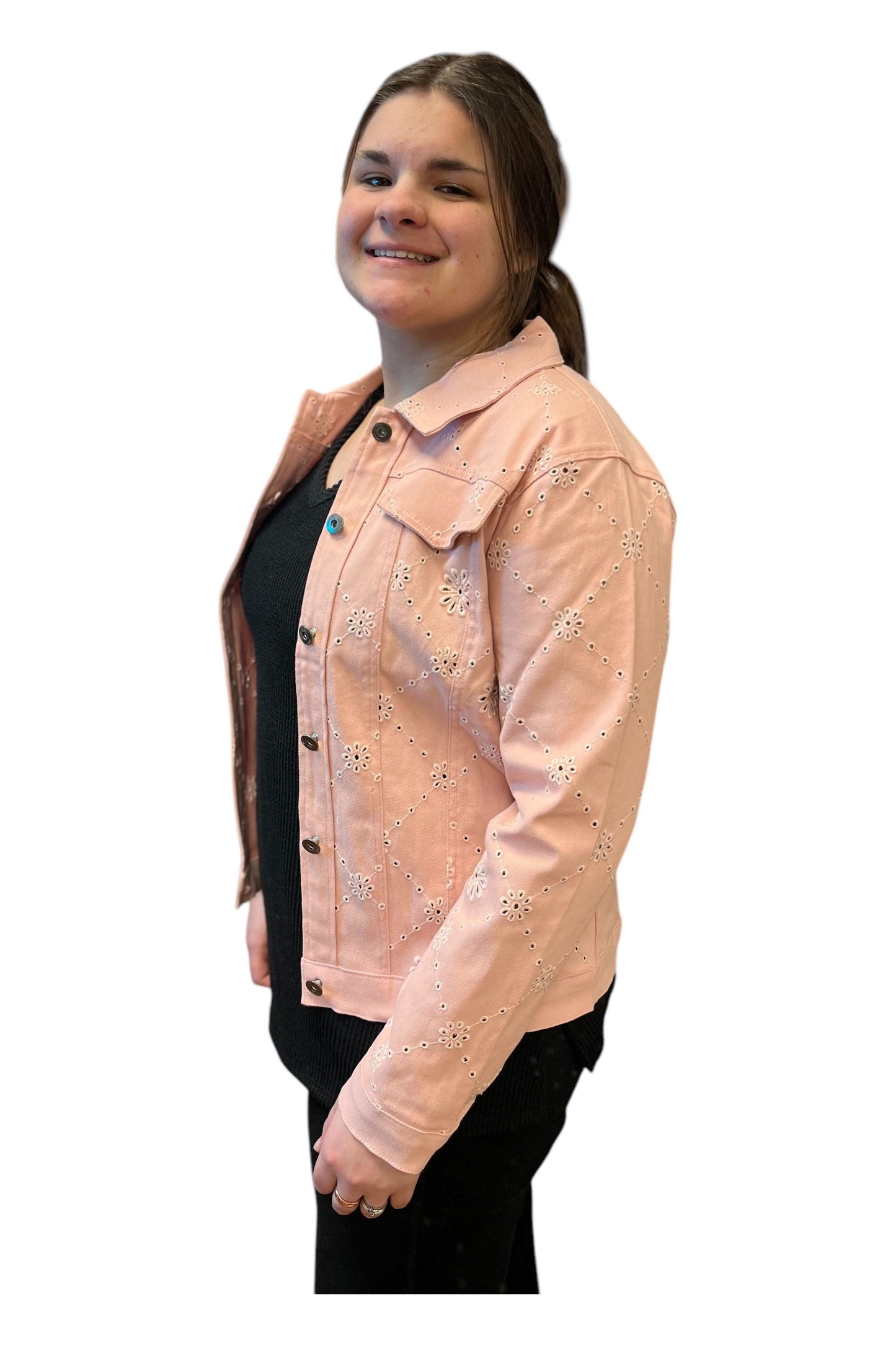 Eyelet Stretch Jacket