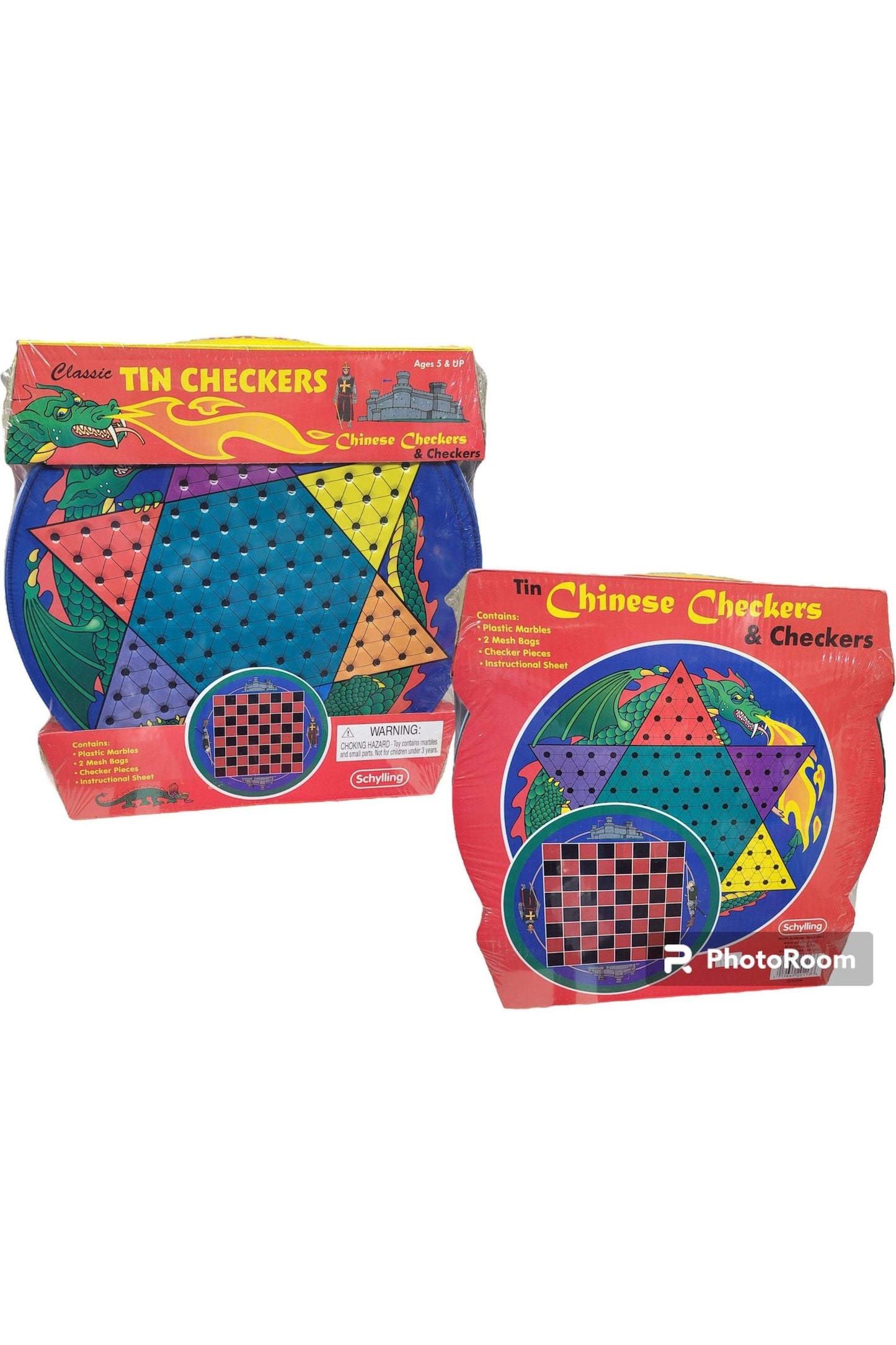 Classic Tin Checkers