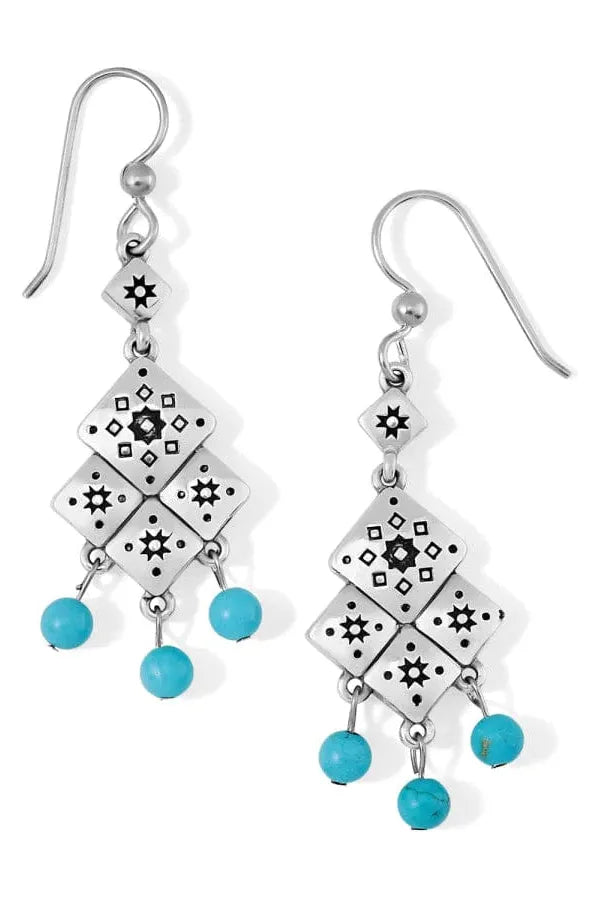 Brighton Mosaic Tile French Wire Earrings