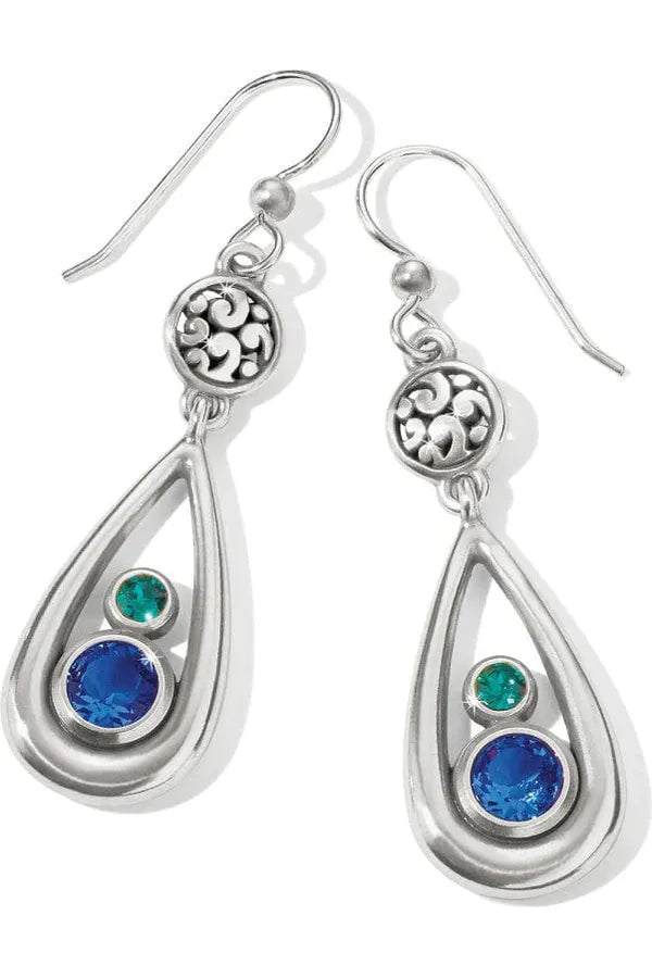 Brighton Elora Gems Teardrop French Wire Earrings