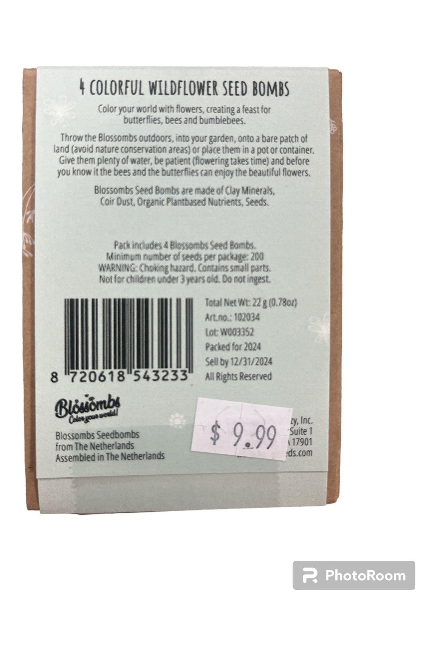 Blossombs 4pk Seed Bombs