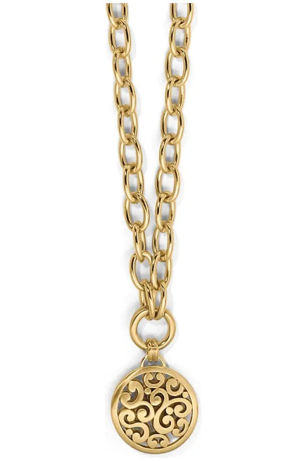 Brighton Contempo Medallion Charm Necklace