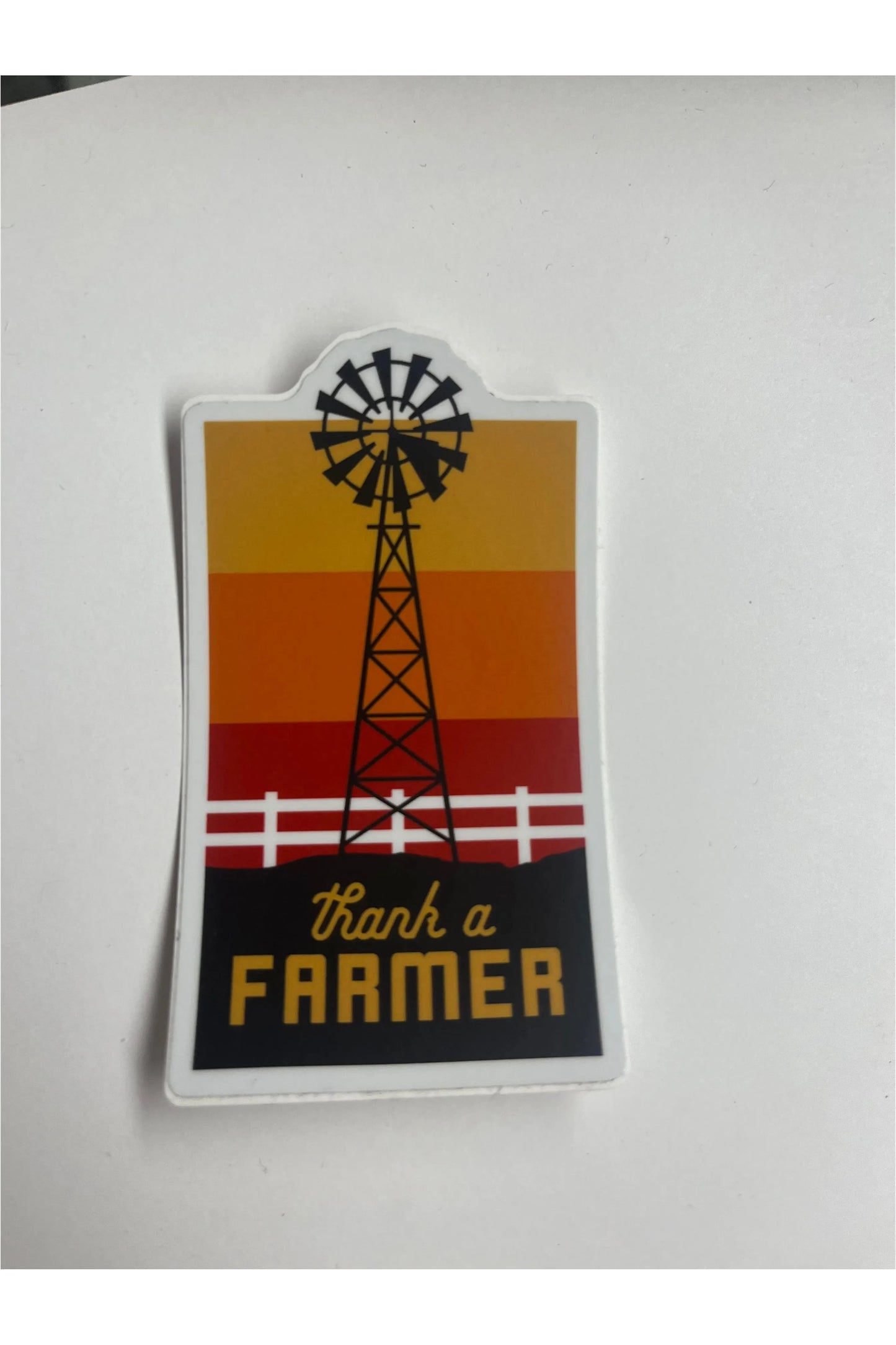 Thank A Farmer Sticker
