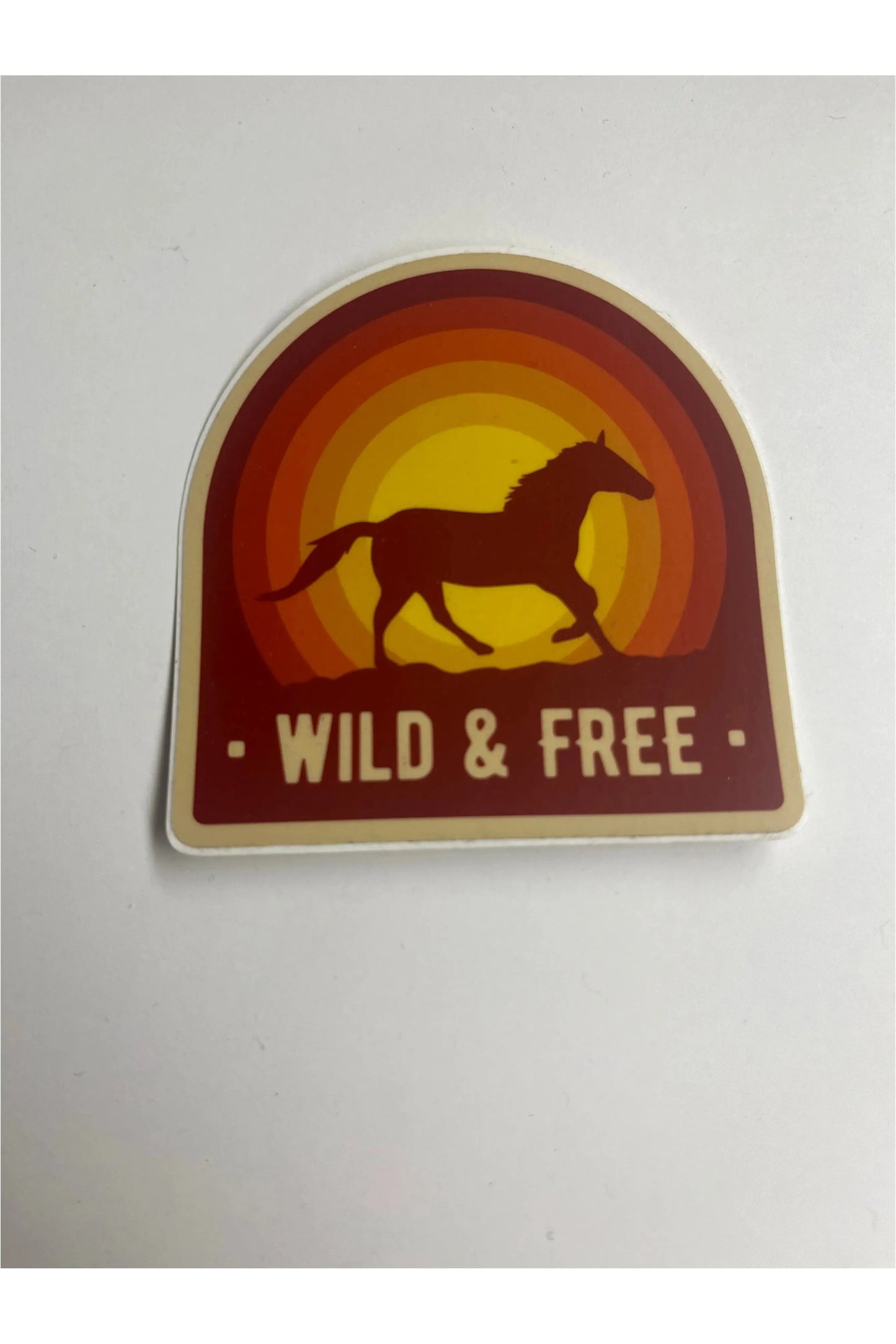 Wild & Free Sticker