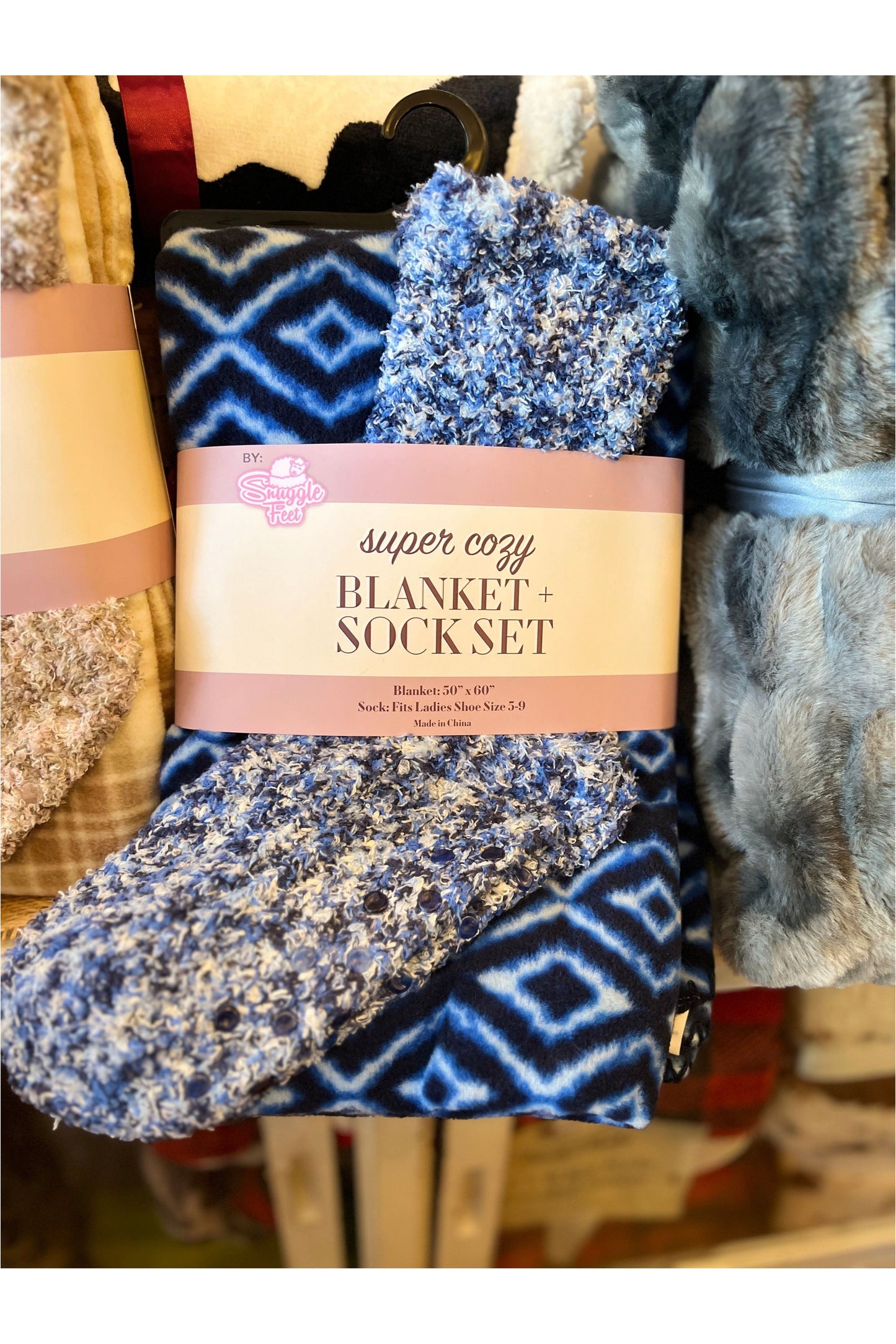 Super Cozy Blanket & Sock Set