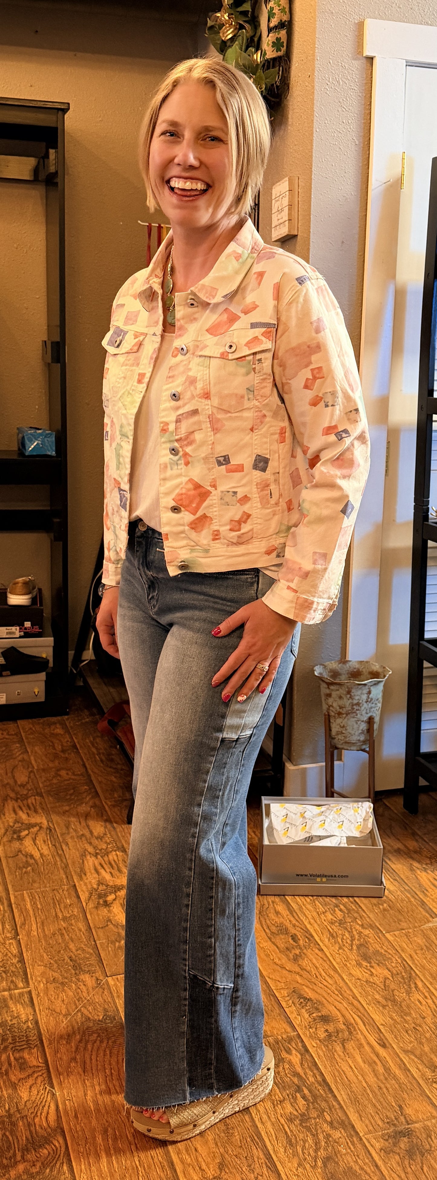 Vervet HR Wide Leg 2 tone-SALE