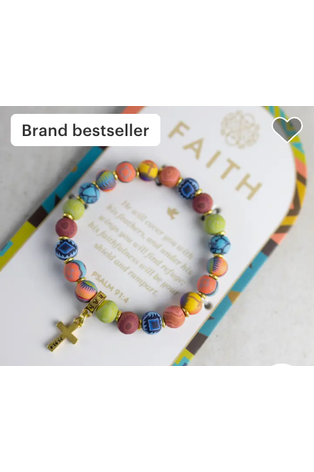 Handmade Clay Faith Bracelets by Jilzarah