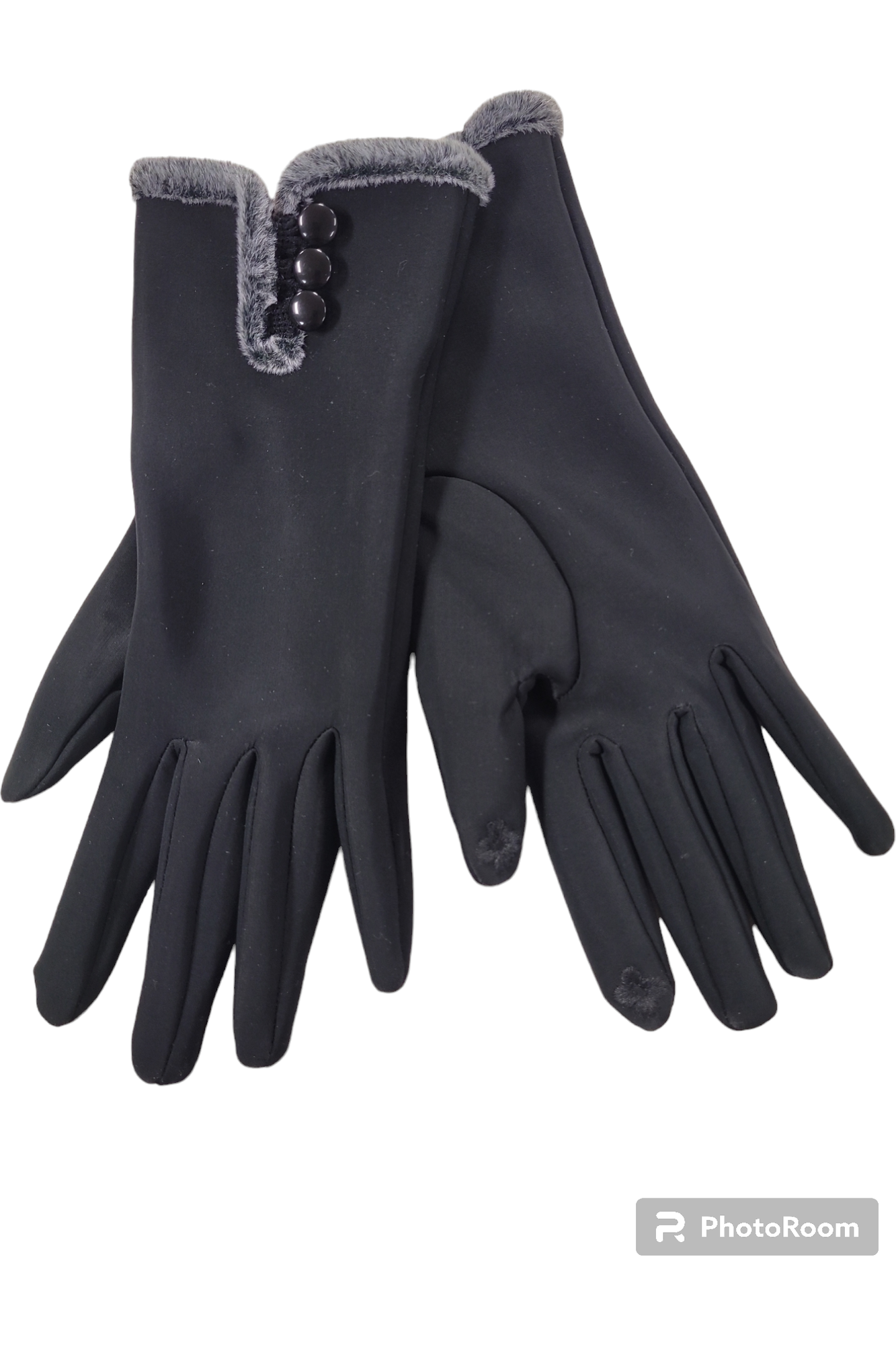 Mirabeau Button Gloves w Smart Touch- BOGO
