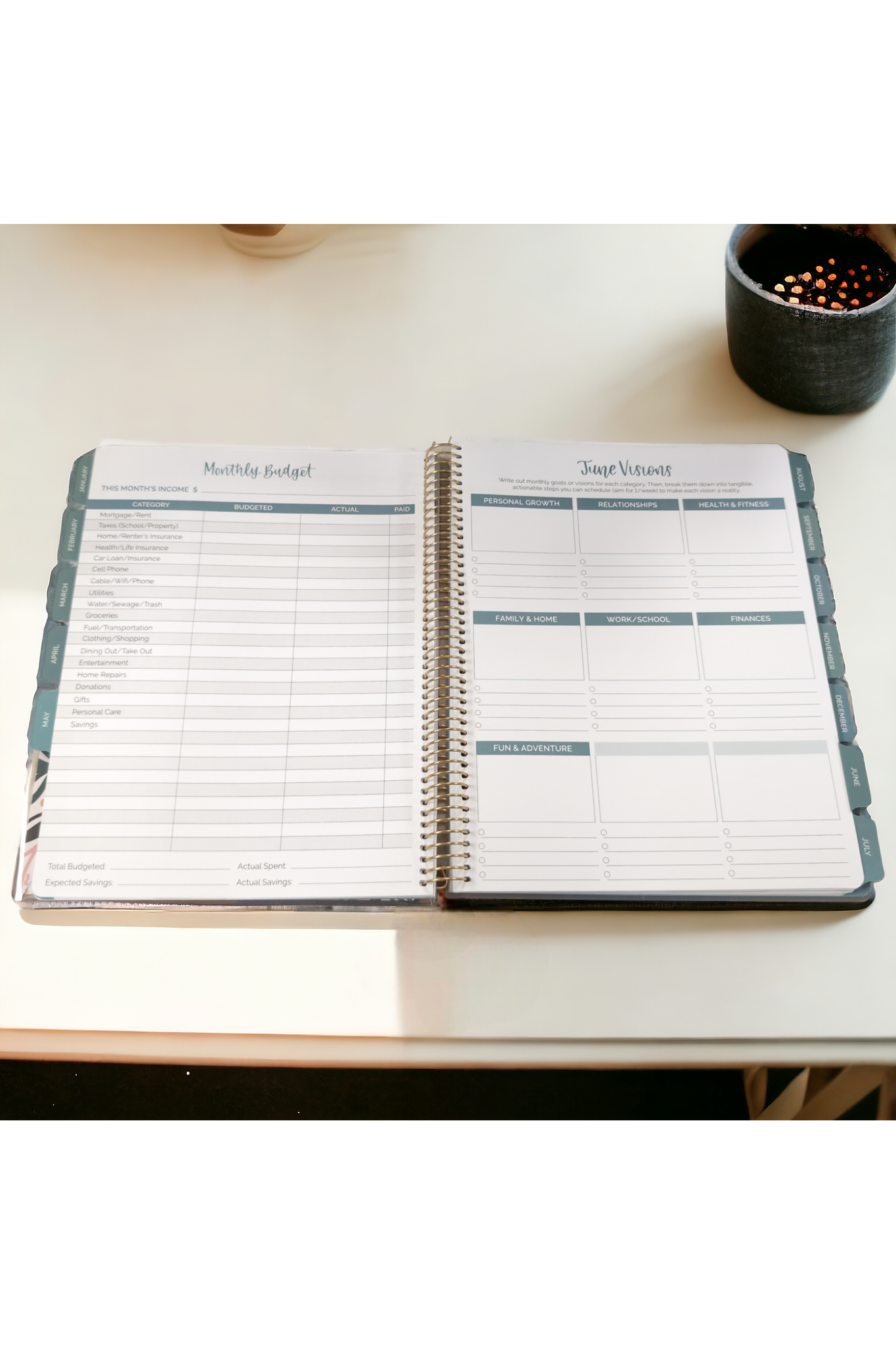 6 in 1 Ultimate Planner & Notebook