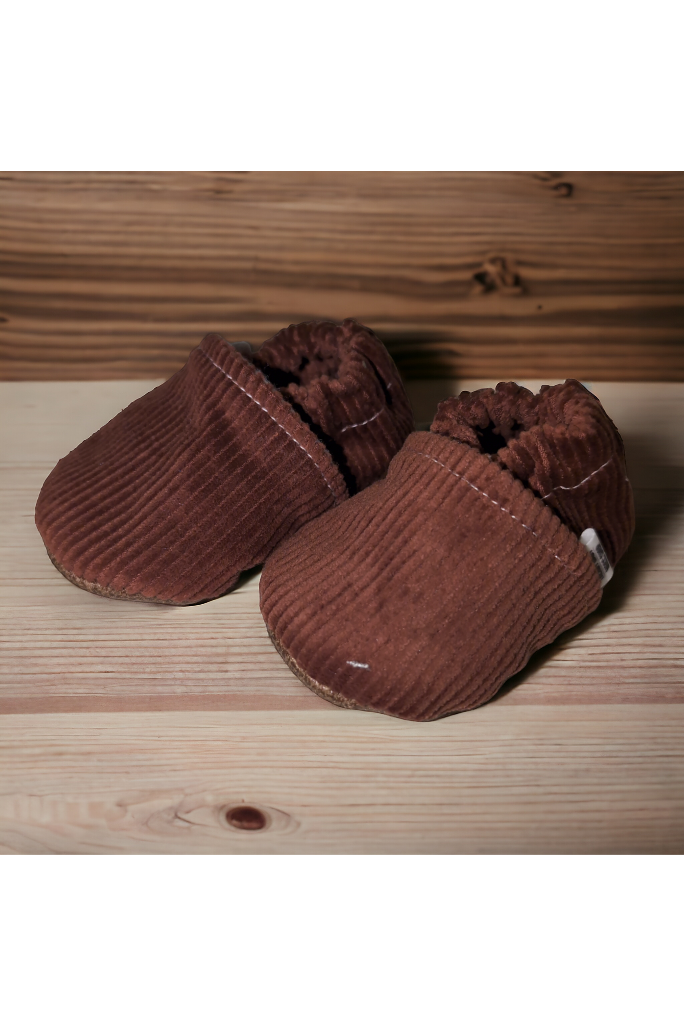 Trendy Baby Moccasins - Brown Suede