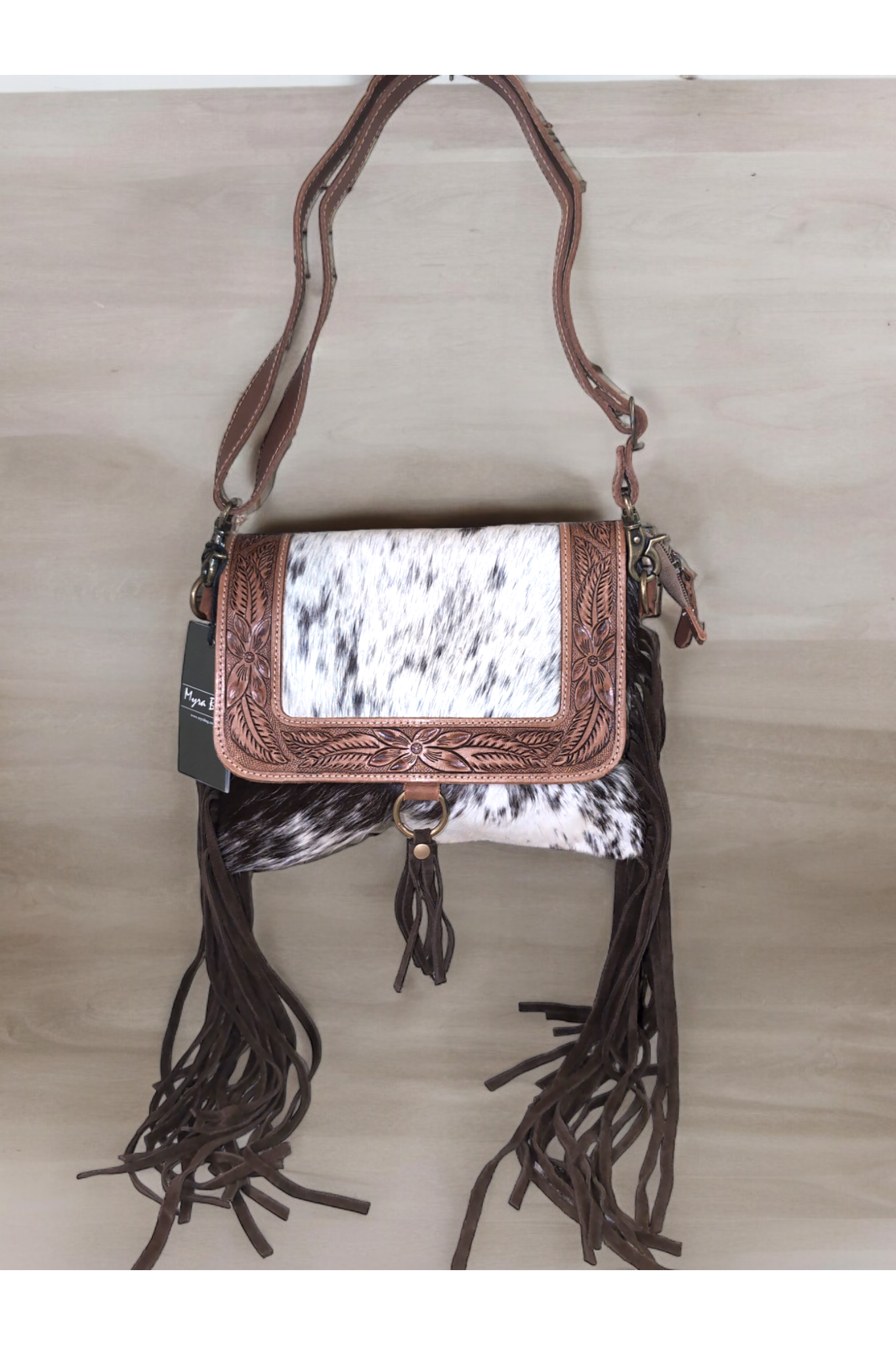 Myra Alina Hand-Tooled Bag