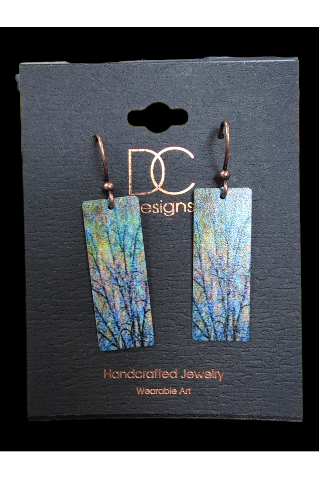 Rectangle Tree Earrings