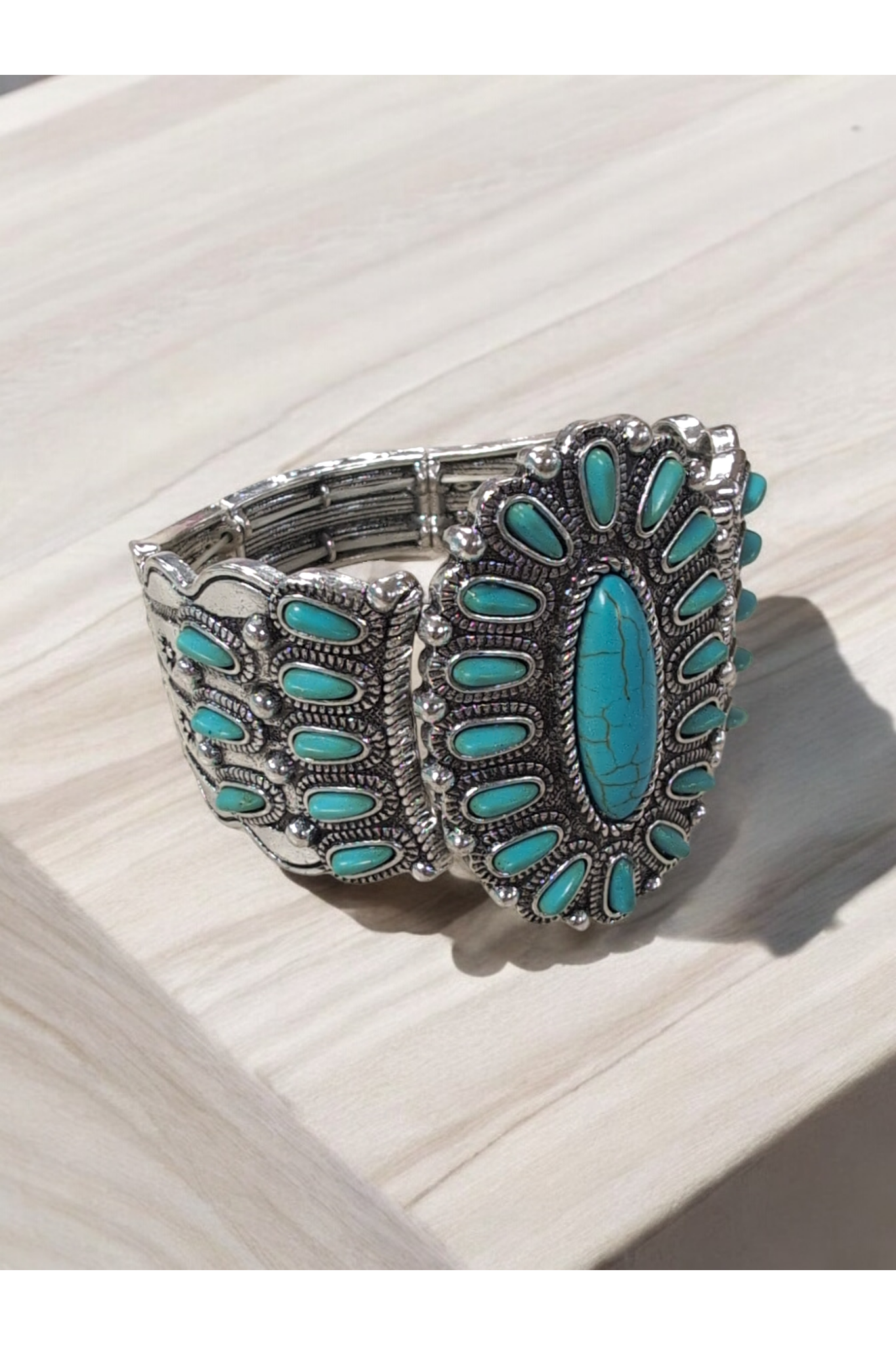 Turquoise Squash Cuff Bracelet