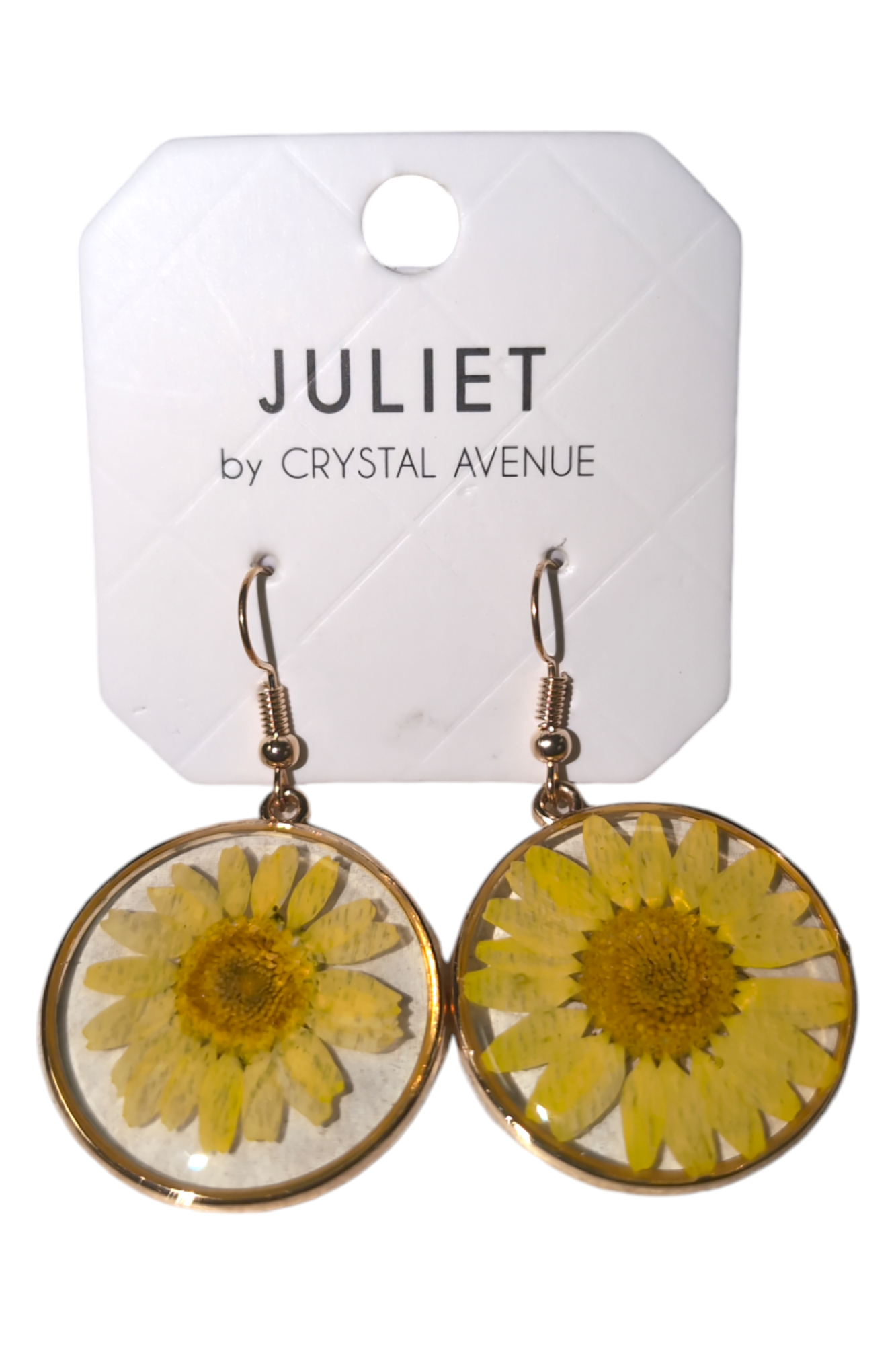 Yellow Daisy Earrings