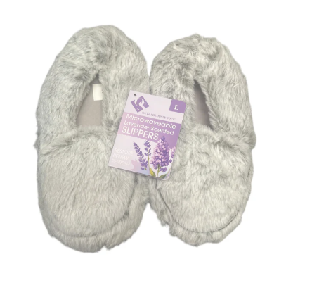 Microwavable Lavender Slippers