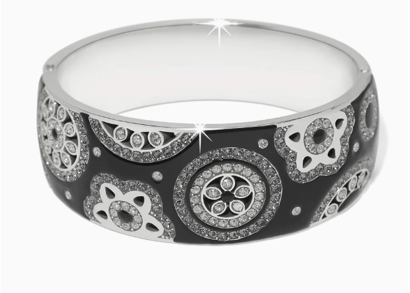 JF0406 Flora Hinged Wide Bracelet