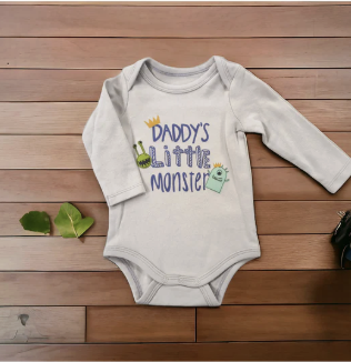 Daddy's Little Monster onsie