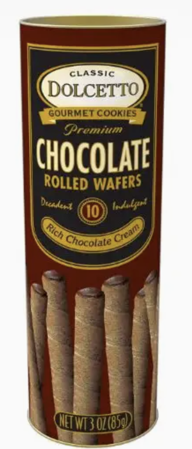 Dolcetto Rolled Wafers-Chocolate