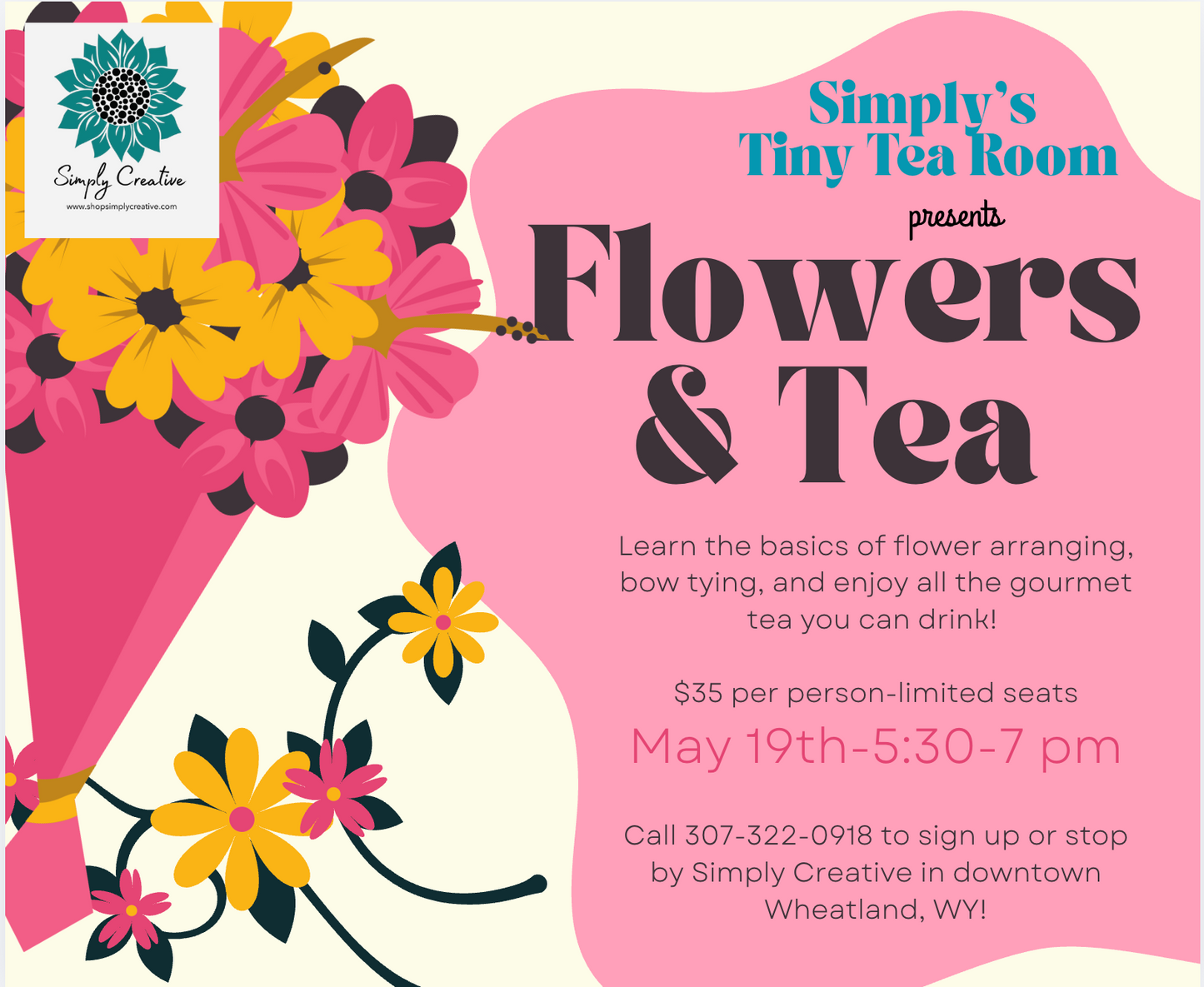 Flowers & Tea Class