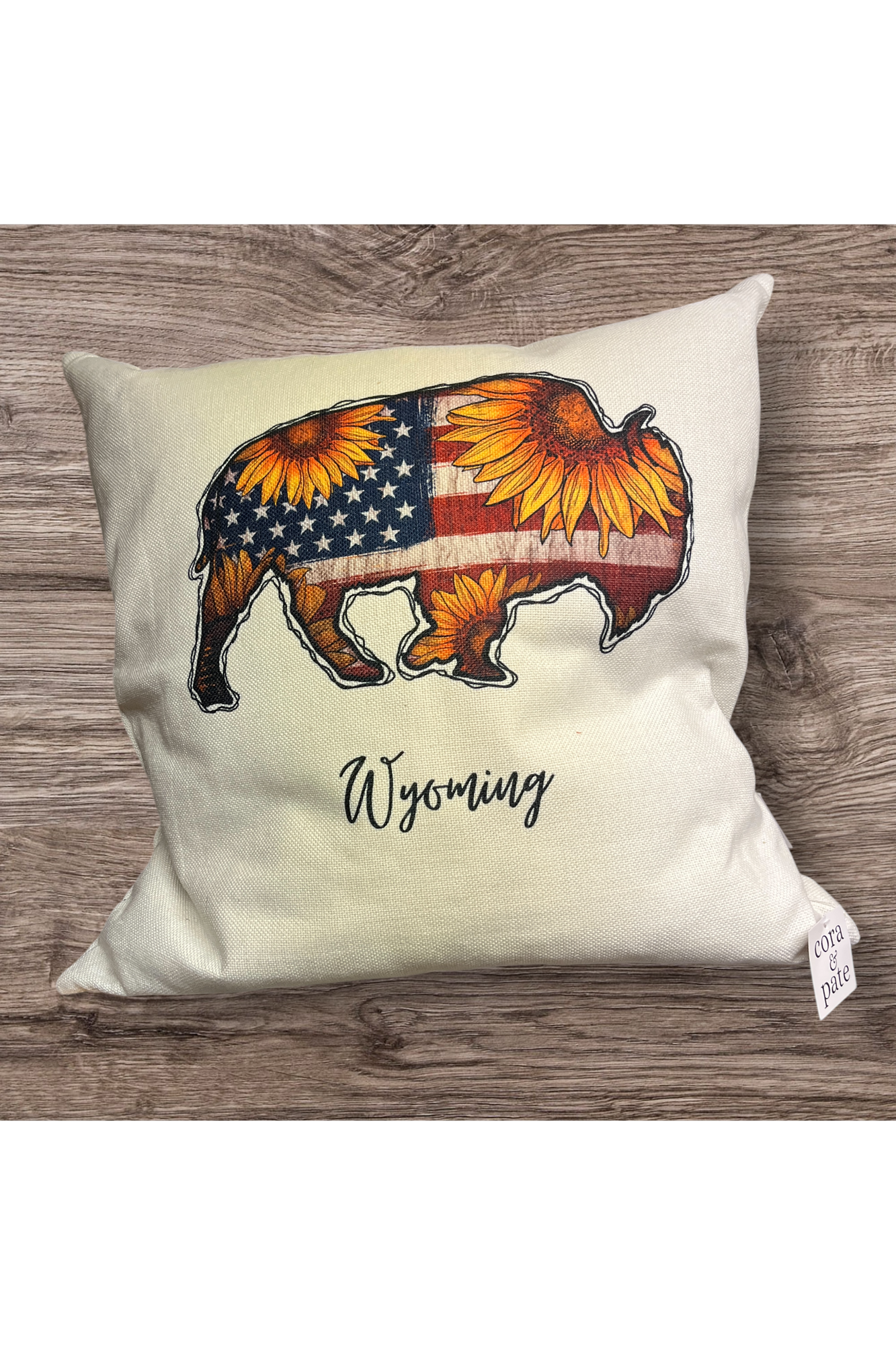Wyoming Canvas Pillow