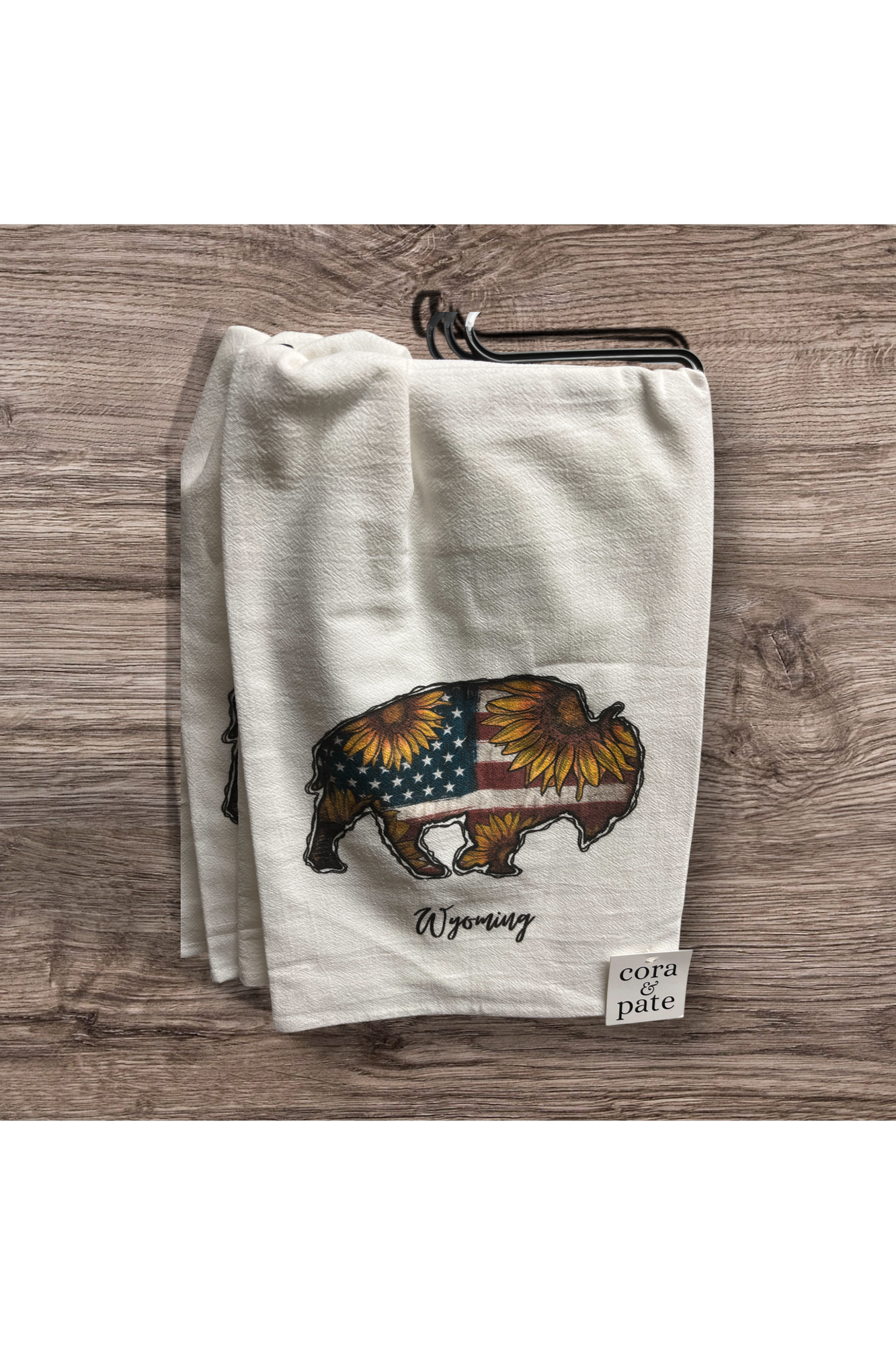 Wyoming Buffalo Custom Towel