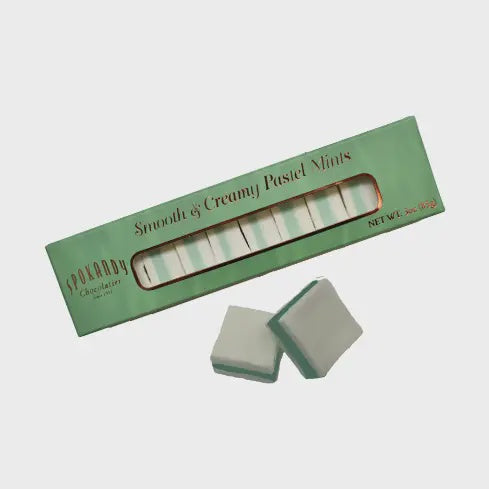 3oz White Green White Mint Tube Box